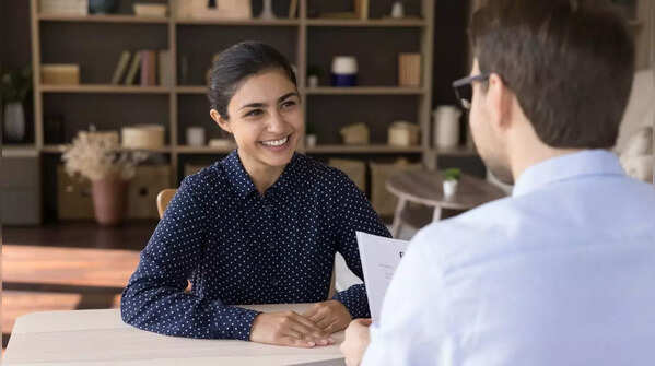 Candidate asking insightful questions during interview
