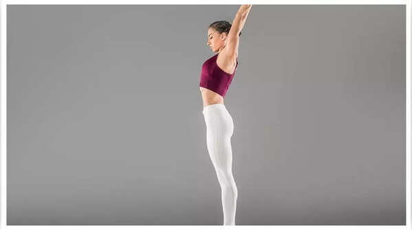 Practicing Tadasana for improved posture