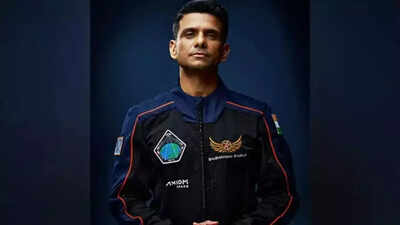 Astronaut Shubhanshu Shukla in space