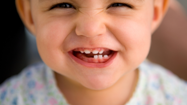 Close-up of healthy teeth, highlighting the importance of dental care