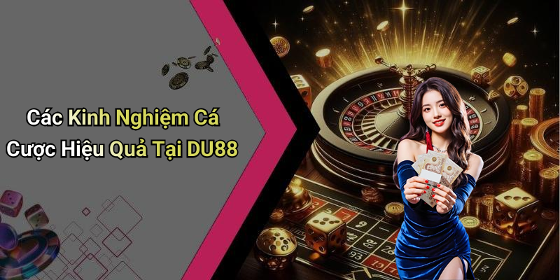 Các Kinh Nghiệm Cá Cược Hiệu Quả Tại DU88